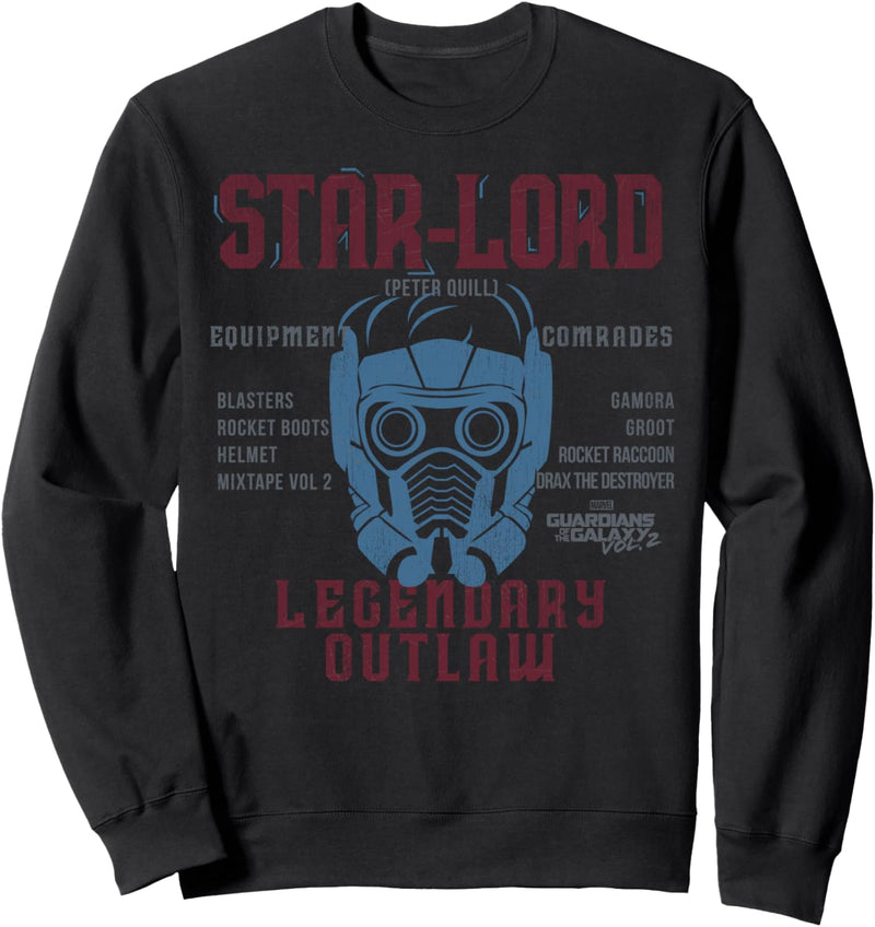 Marvel Guardians Of The Galaxy Vol. 2 Star-Lord Schematic Sweatshirt