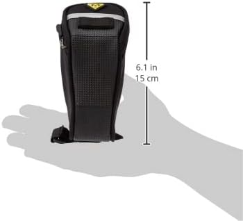 Topeak Satteltasche Mit Fixer F25 Aero Wedge Pack, Black, 20 x 10.5 x 12 cm, 0.98 Liter, TC2252B 20