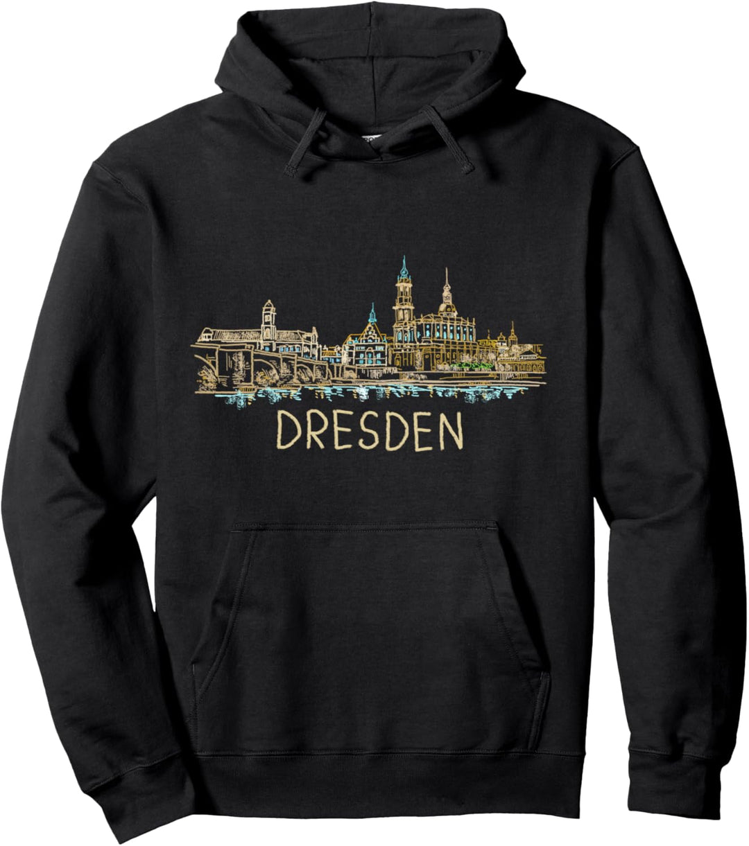 Dresden Deutschland Kunstgeschenk Männer Frauen Pullover Hoodie