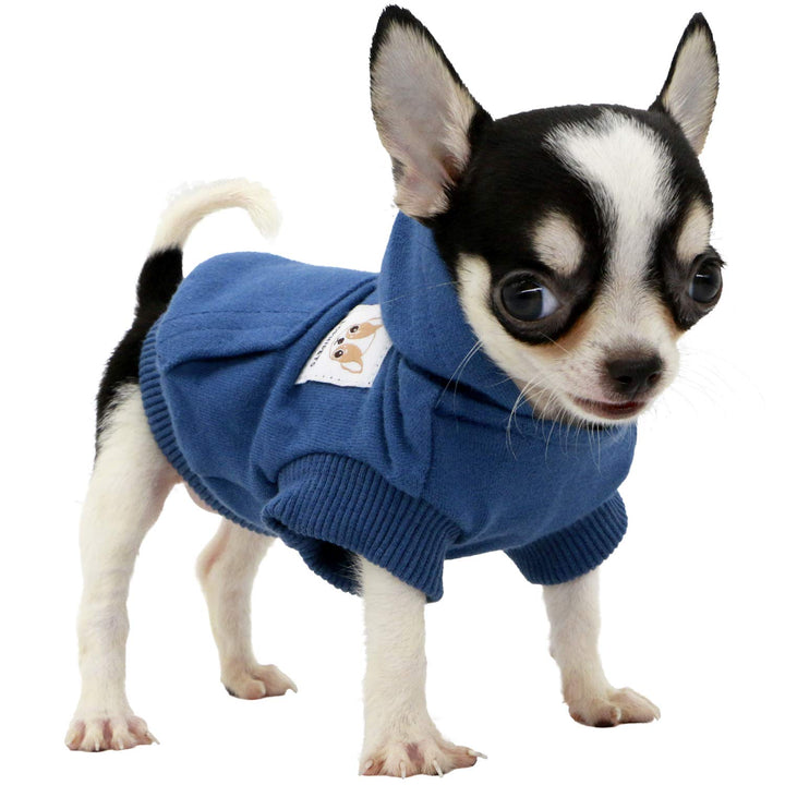 LOPHIPETS Hunde-Kapuzenpullover aus Baumwolle, für kleine Hunde, Chihuahua, Welpen, Kleidung, kaltes