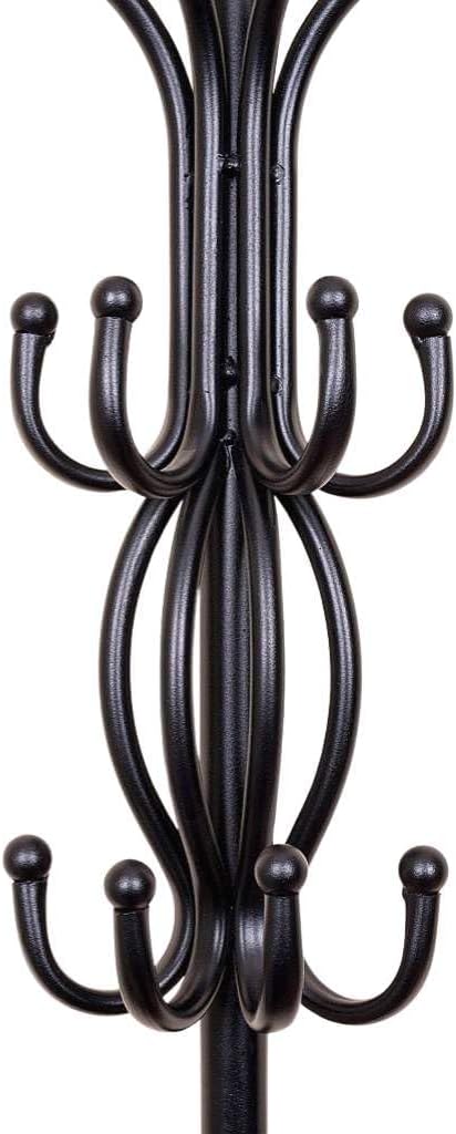 DanDiBo Wandgaderobe Halbrund Wand Metall Schwarz Vienno 66cm Gaderobe Kleiderhaken Gaderobenhaken H