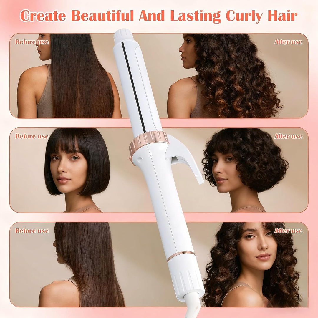 30mm Lockenstab, Haar Lockenstab Grosse Llocken, 6 Einstellbare Temperatur (120–220°C) Hair Curler,