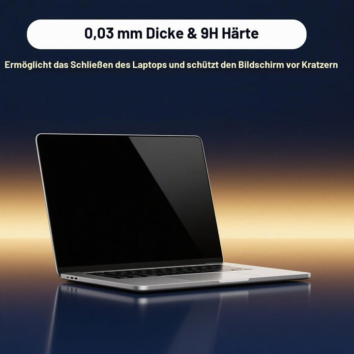 Gehärtetes Glas Displayschutzfolie für 2025-2022 MacBook Air 13,6 Zoll M4 M3 M2 Chip A3240 A3113 A26