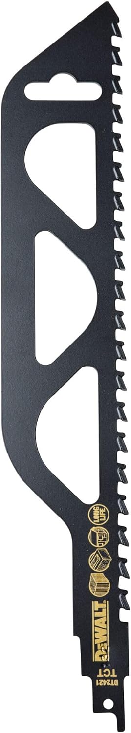 Dewalt Spezial-Säbelsägeblatt DT2421 (305mm Gesamtlänge, Zahnteilung: 12.7 mm, Blattstärke: 1,5 mm,