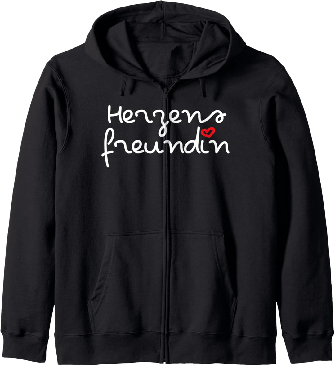 Herzensfreundin Herzensmensch BFF Geschenk T-Shirt Kapuzenjacke