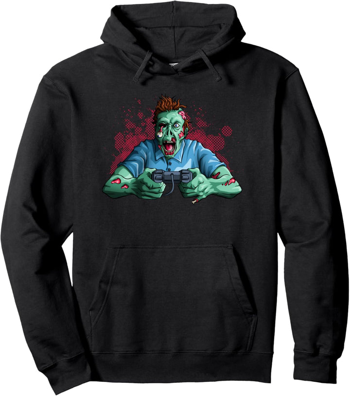 Zombie Video Gamer Halloween Gaming-Controller Kostüm Gift Pullover Hoodie