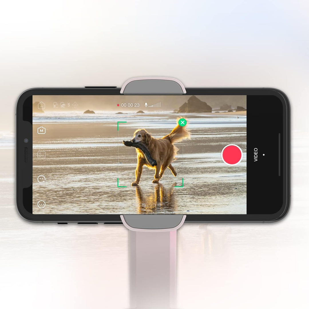 ZHIYUN Smooth-XS [offiziell] Smartphone tragbar Stabilisator Gimbal Selfie Stick Vlog Youtuber-Rosa,