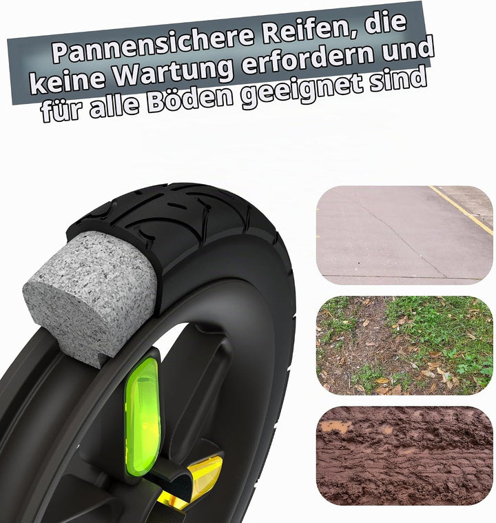 Chillafish BMXIE Laufrad, 12 Zoll Kinderlaufrad mit Bremse, Leuchträdern, als Motorrad Version oder