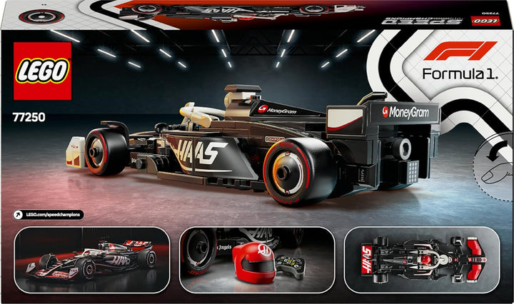 LEGO Speed Champions MoneyGram Haas F1 Team VF-24 Rennauto - Spielzeug mit Formel 1 Minifigur zum Sa