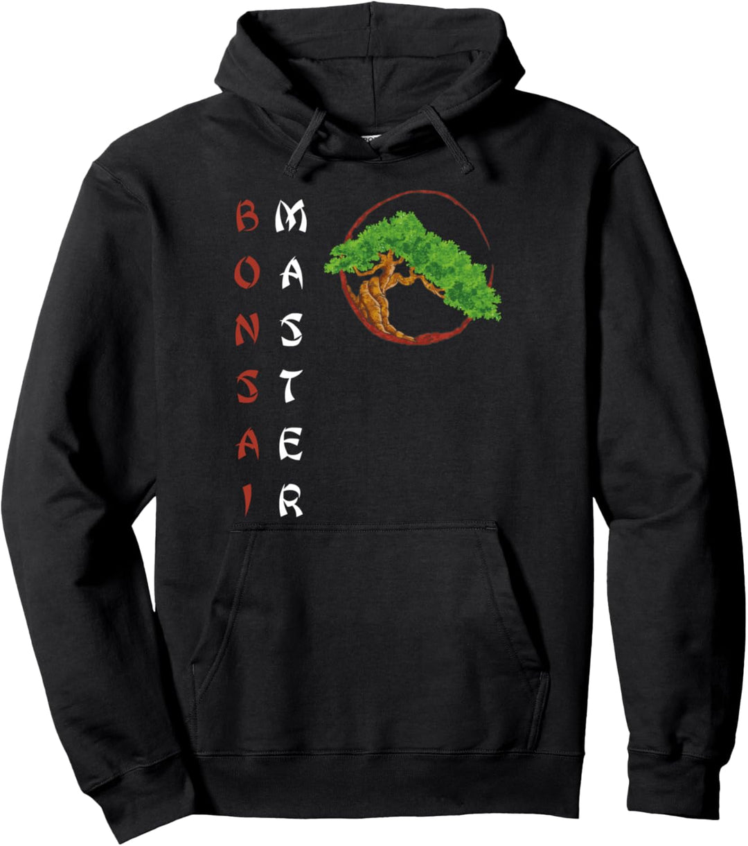 Bonsai Züchter Miniatur Pflanzen Bäume Japan Pullover Hoodie