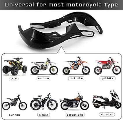 Motorrad-Handprotektoren Aluminium-Handschützer Universal für 7/8 "und 1 1/8" Bürstenstange für Off-