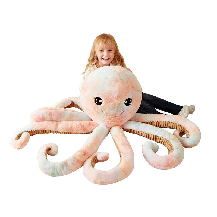 IKASA Gross Krake Octopus Stofftier Riesenkrake Plüschtiere für Kinder,75cm Gross Kuscheltier Plüsch