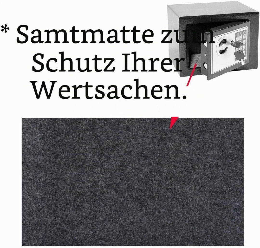 Tresor Klein Elektronischer Safe, Safe Tresor Feuerfest Möbeltresor Dokumententresor Geldschrank Wan