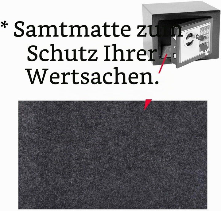 Tresor Klein Elektronischer Safe, Safe Tresor Feuerfest Möbeltresor Dokumententresor Geldschrank Wan