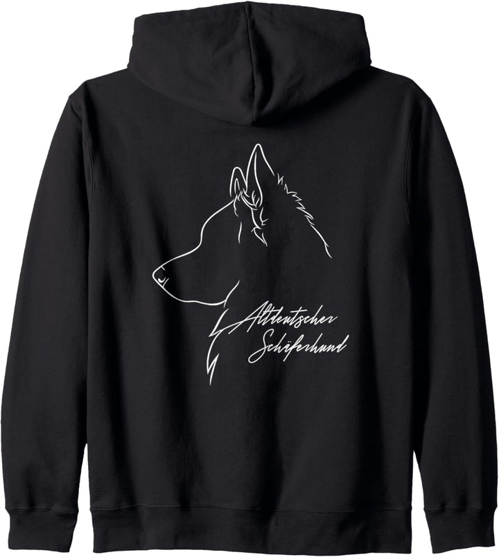 Altdeutscher Schäferhund Profil Hunderasse Hund Hunde Kapuzenjacke