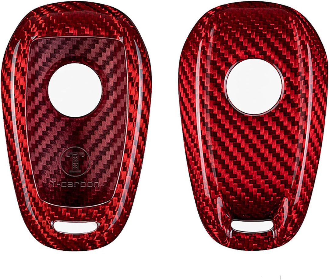 M.JVisun Echte Kohlefaser Abdeckung Fall Schlüsselgehäuse Für Alfa Romeo Giulia Stelvio 4C Spider 20
