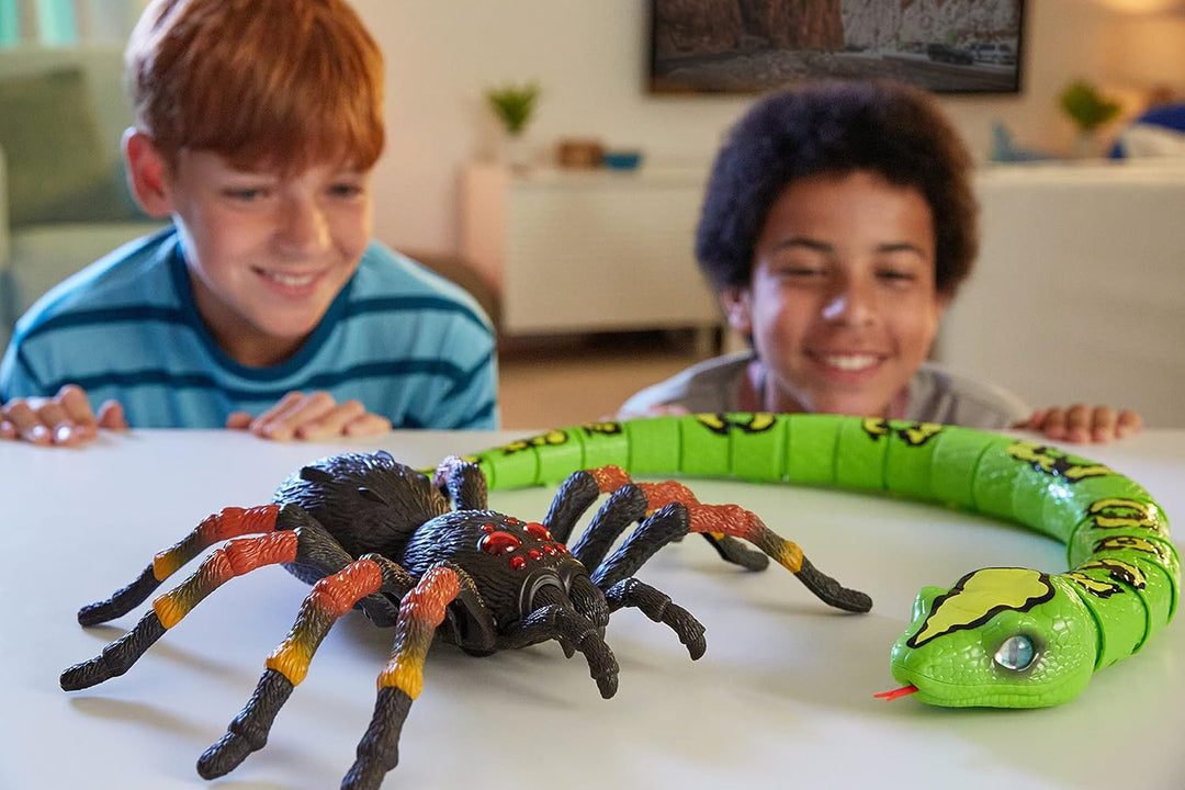 ROBO ALIVE König Python, Robotisches elektronisches Spielzeug Haustier, Ultra-Reale Bewegungen