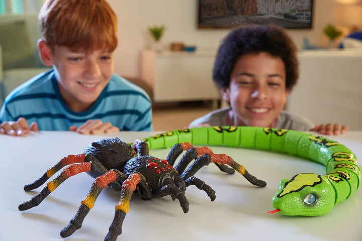 ROBO ALIVE König Python, Robotisches elektronisches Spielzeug Haustier, Ultra-Reale Bewegungen