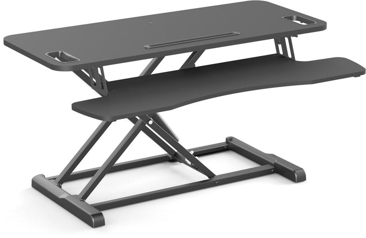 UPdesk Cross Large - Schreibtischaufsatz höhenverstellbar für Laptop & PC - Schreibtischerhöhung - S