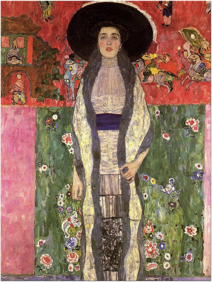 Bilderdepot24 Bild auf Leinwand | Gustav Klimt Portrait der Adele Bloch-Bauer in 50x60 cm als Wandbi