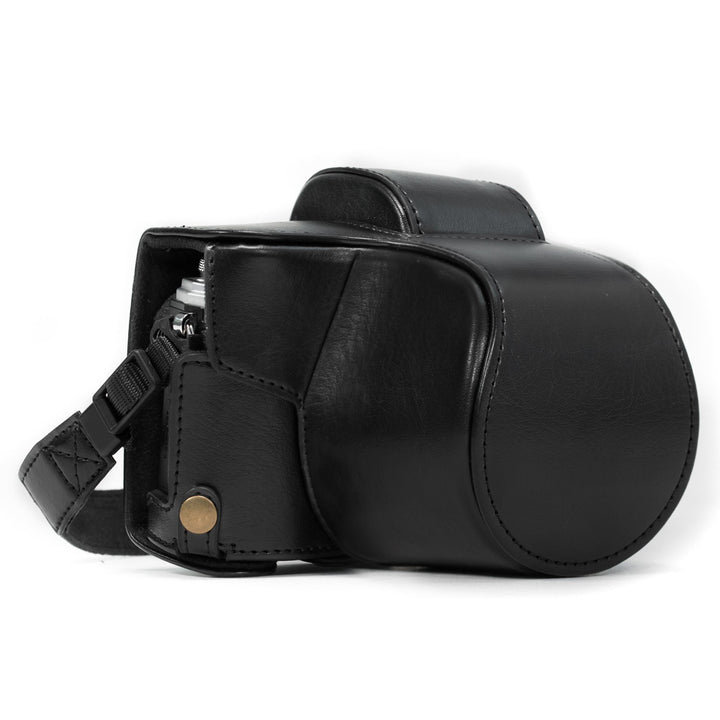 MegaGear MG993 Olympus OM-D E-M10 Mark II, E-M10 (14-42mm) Ever Ready Leder Kamera-Case mit Tragerie
