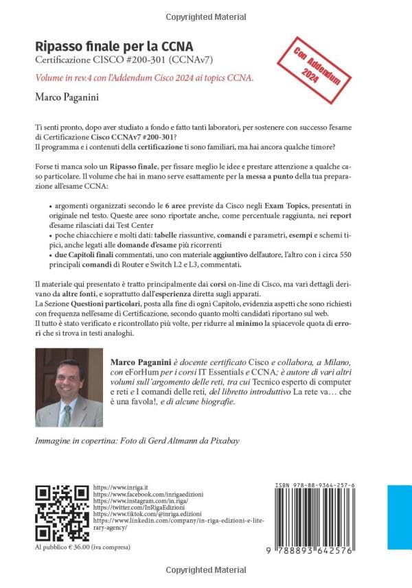 Ripasso finale per la CCNA: Certificazione CISCO #200-301 (Informatica, Band 3), Taschenbuch