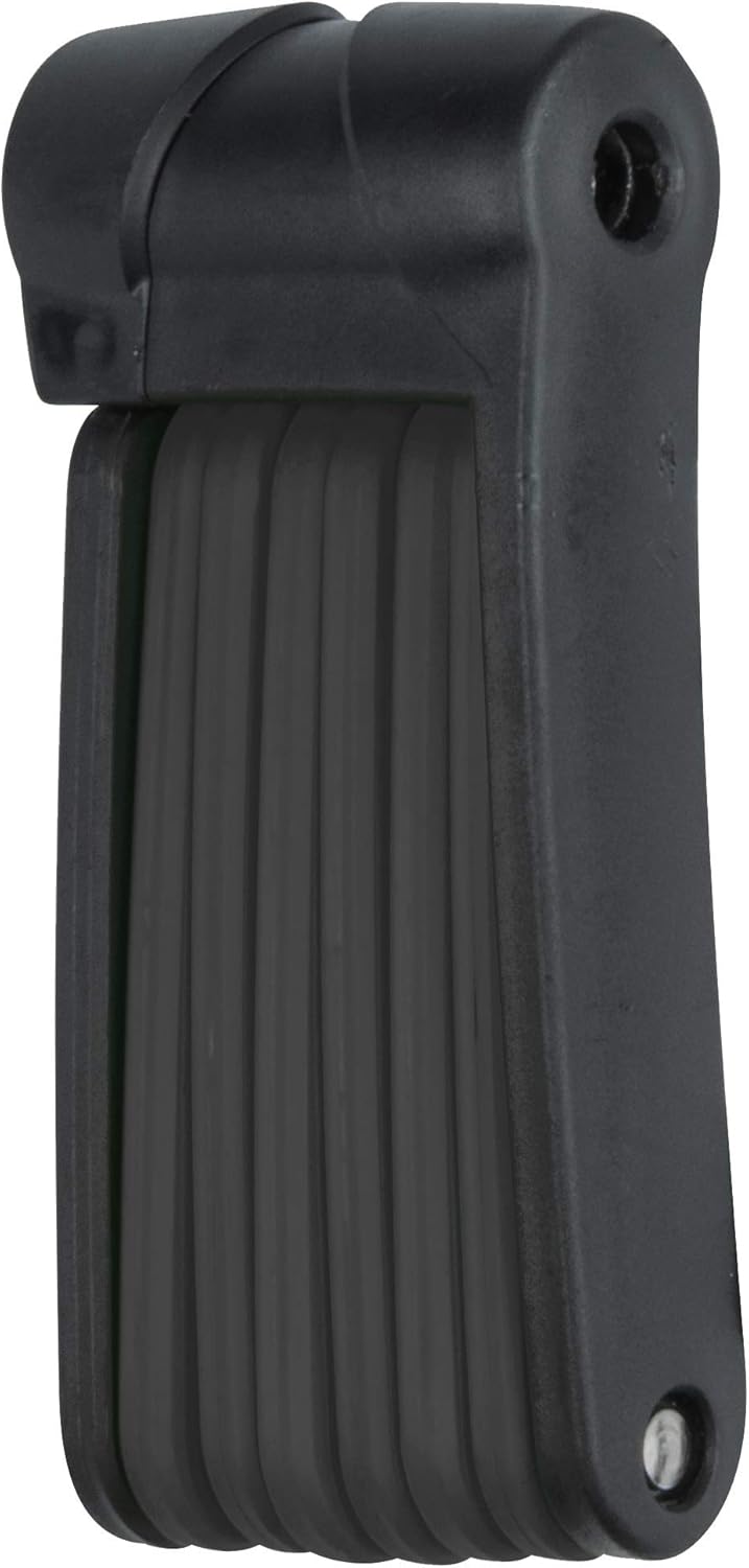 Burg Wachter Fahrradschloss aus gehärtetem Stahl, leicht, faltbar, 80 cm, schwarz