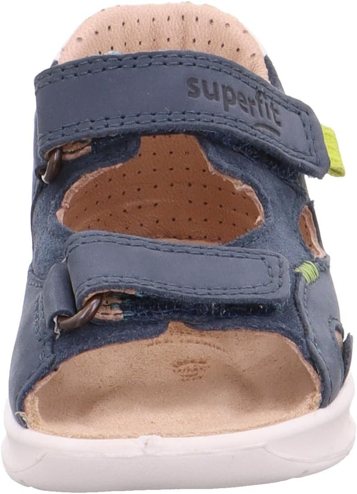 Superfit Baby Jungen Lagoon Sandale Knöchelriemen, 19 EU Blau Gr&#xFC;n 8010