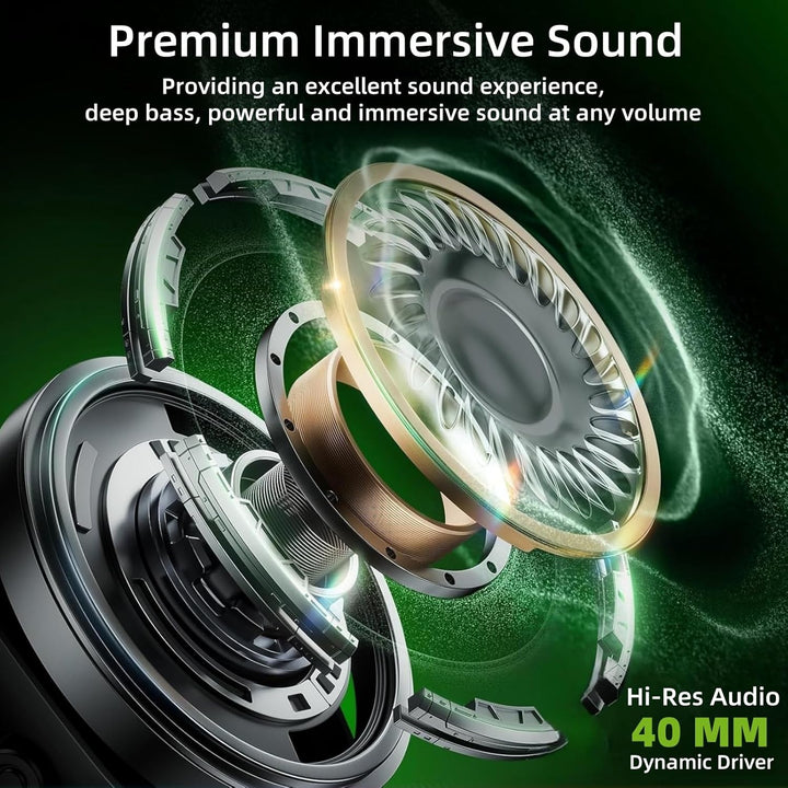 Drahtlose TV-Kopfhörer für Senioren, TV-Kopfhörer Kabellos mit Ladestation für Sender, Bequeme Over-