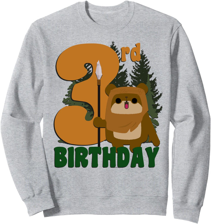 Star Wars Ewok On Endor 3rd Birthday Sweatshirt