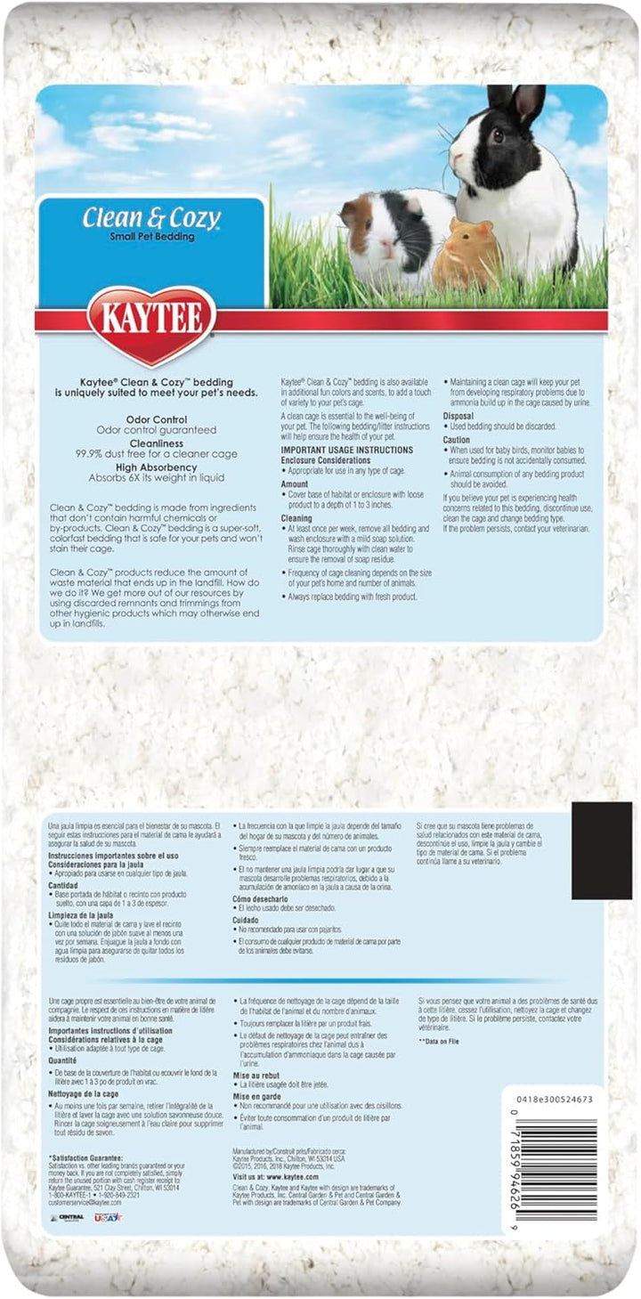 Kaytee Superpet, Clean & Cozy Streu für kleine Haustiere wie Mäuse, Rennmäuse, Nagetiere, Hamster, K