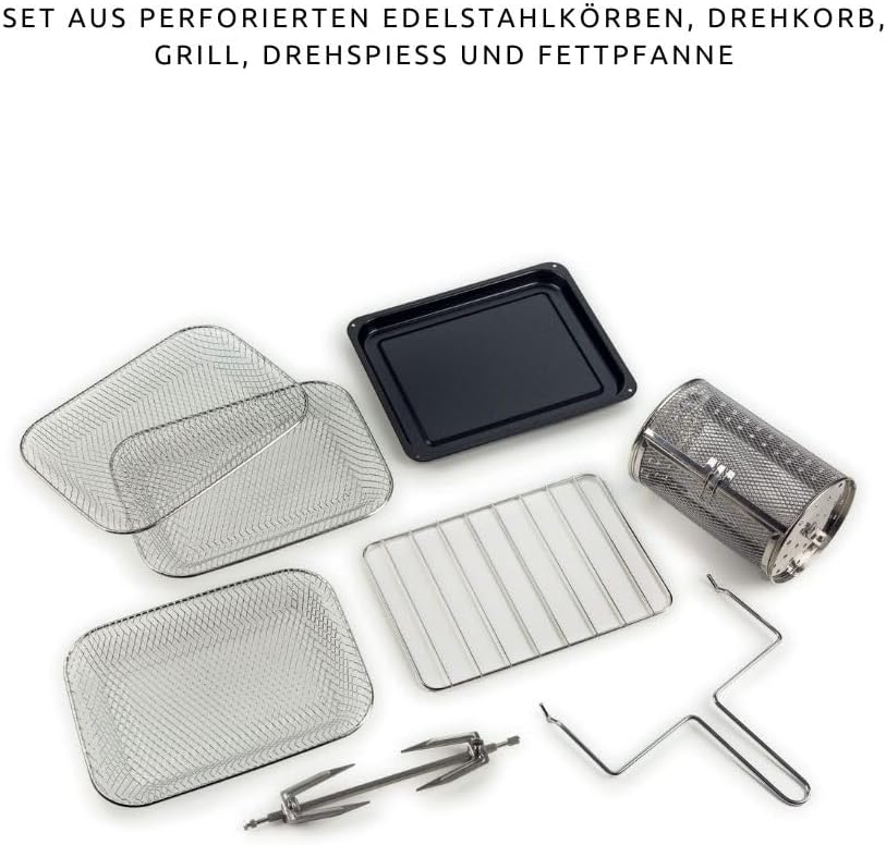 Ariete 4632 Vintage Heissluftfritteuse und Backofen, 1400 W, 2in1, 16 l Fassungsvermögen, inklusive
