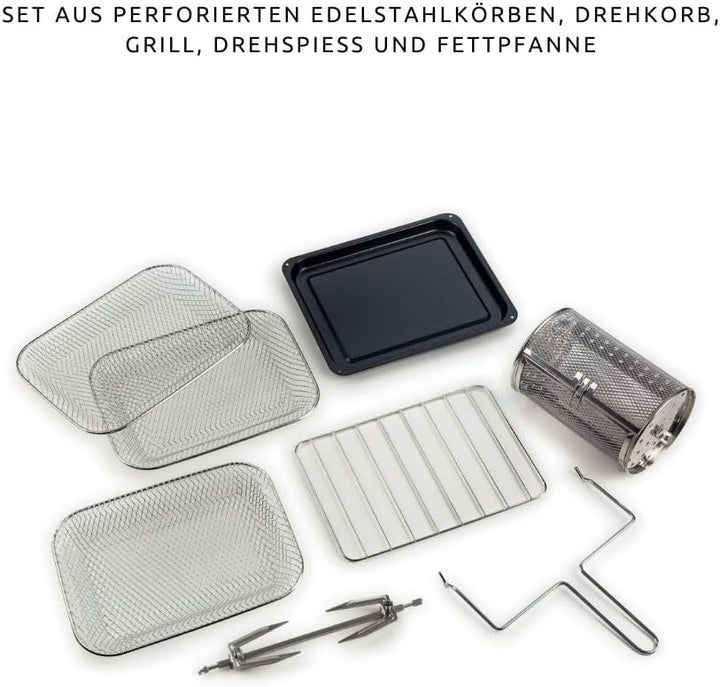 Ariete 4632 Vintage Heissluftfritteuse und Backofen, 1400 W, 2in1, 16 l Fassungsvermögen, inklusive