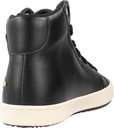 Geox Mädchen J Kalispera Girl A Sneaker 24 EU Black Platinum, 24 EU Black Platinum