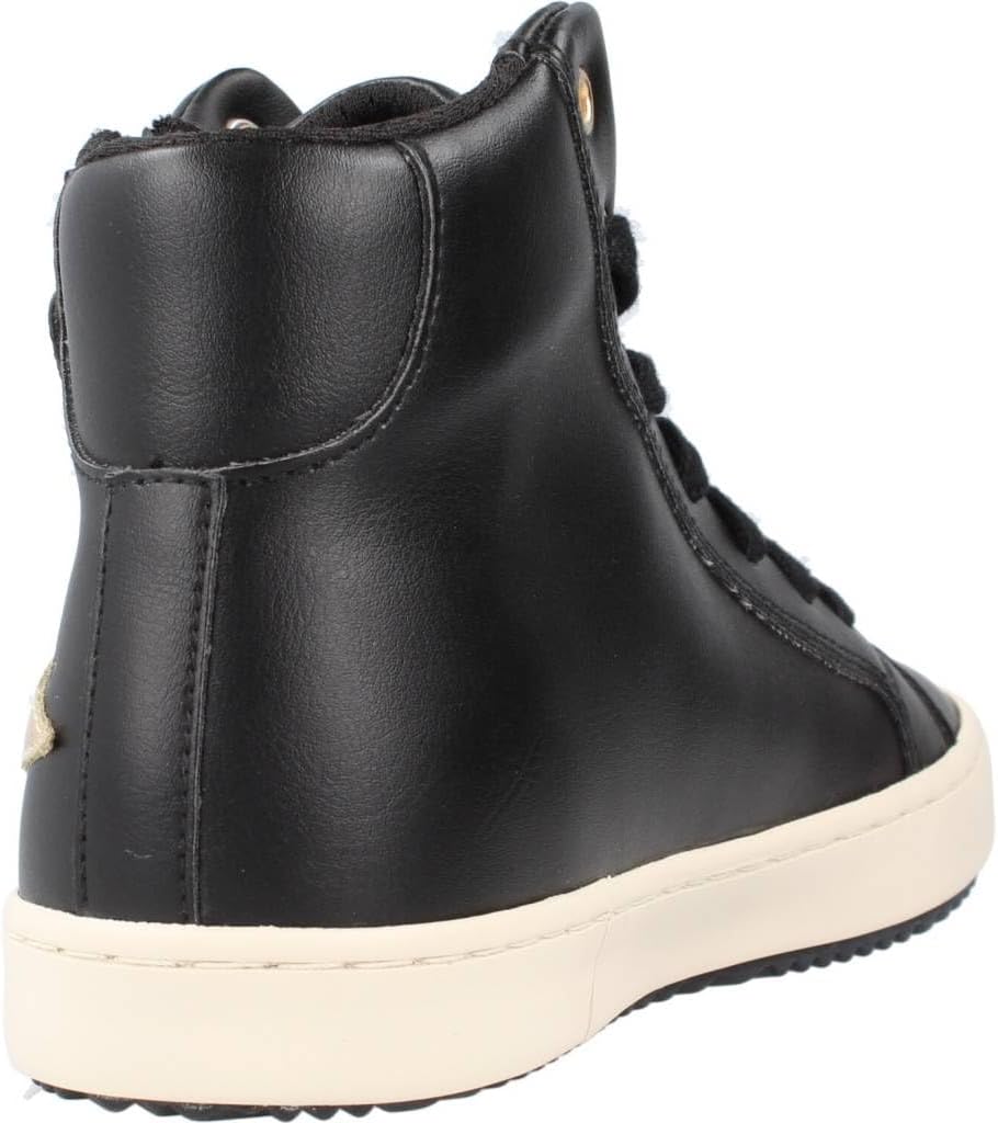 Geox Mädchen J Kalispera Girl A Sneaker 24 EU Black Platinum, 24 EU Black Platinum