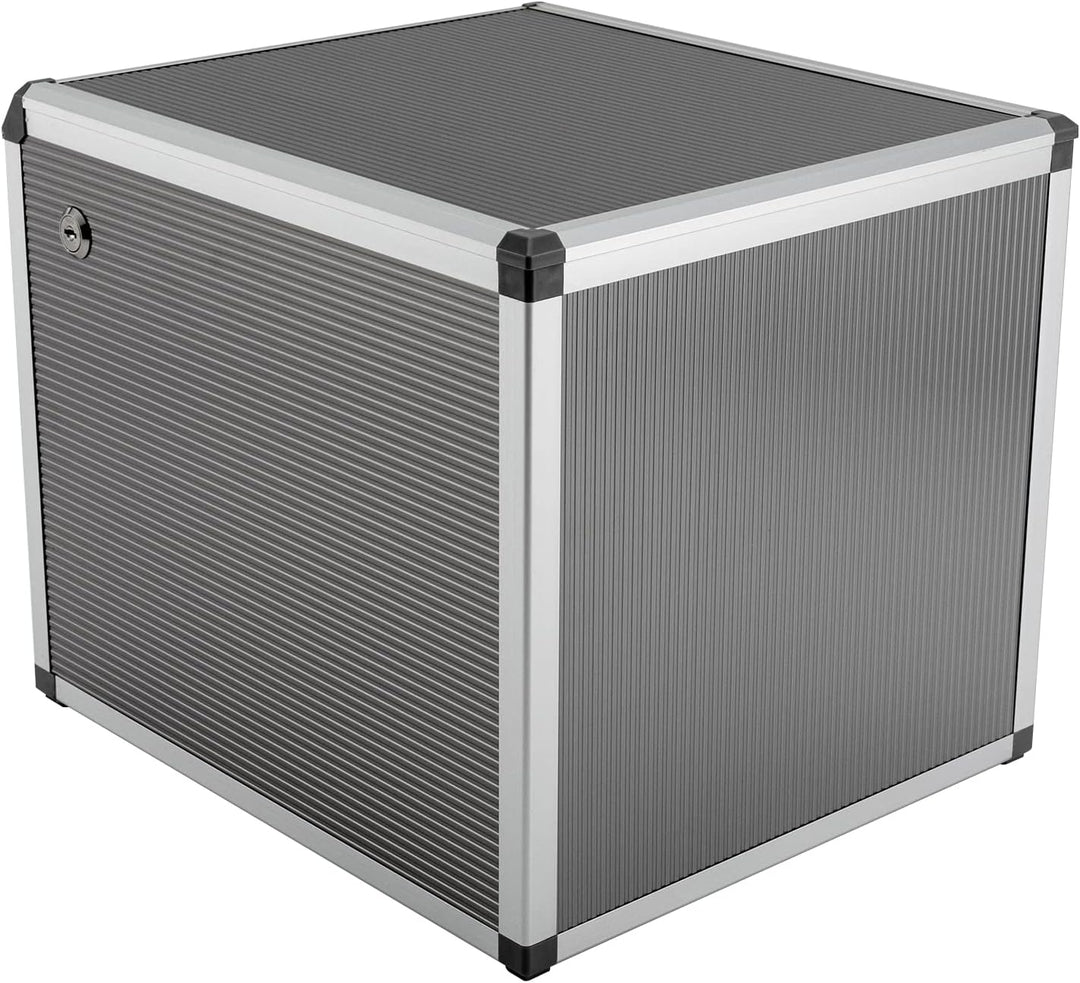 OUKANING Ablagebox mit 4 Schubladen - Schubladenbox mit hoher Kapazität Schubladenschrank Stahlschra
