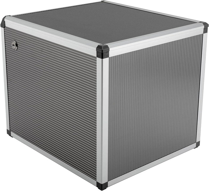 OUKANING Ablagebox mit 4 Schubladen - Schubladenbox mit hoher Kapazität Schubladenschrank Stahlschra