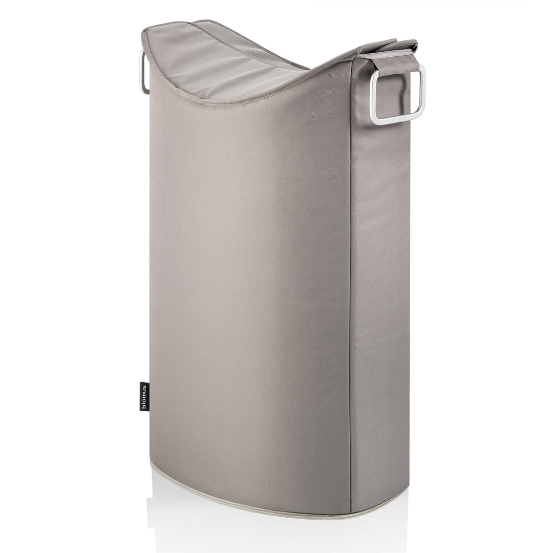 blomus Wäschesammler -FRISCO- Wäschekorb 65 Liter Taupe Taupe Single, Taupe Single