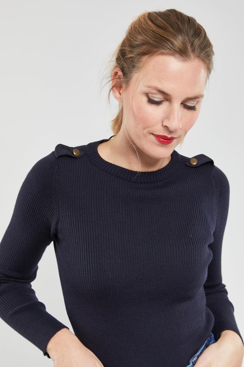 Armor Lux Damen Pull Marin Redon Femme Pullover S Rich Navy, S Rich Navy
