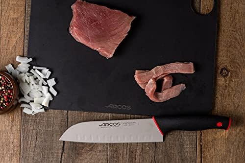 Arcos Serie Duo - Santoku Messer Messer Asiatischer Art- Klinge Nitrum Edelstahl 180 mm - HandGriff