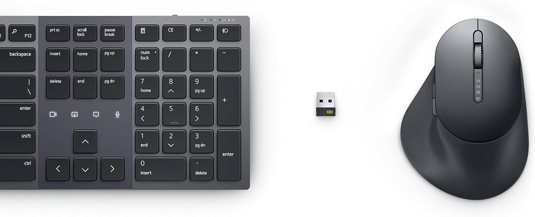 Dell Premier-Tastatur und Premier-Maus als Set – KM900 - Tastatur US (QWERTZ) KM900 - (US Internatio
