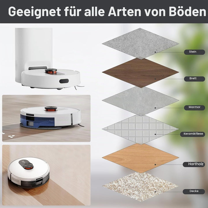 Ersatzteil-Zubehör-Set für Vyzzle D10 / Laresar L10 / ILIFE V20 / Lydsto R1D Edge/Roidmi Eve Rook S