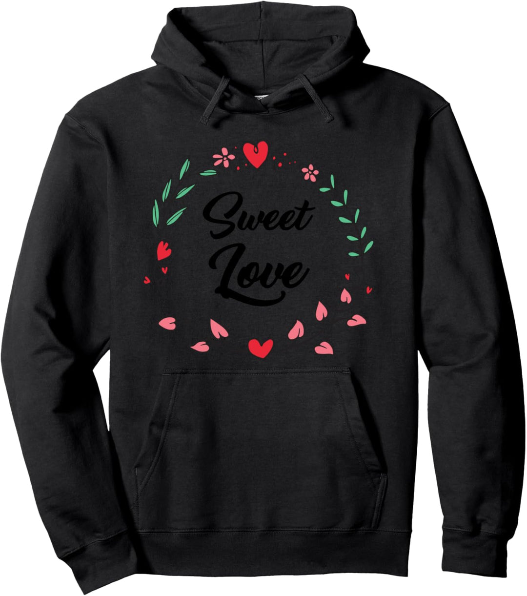 Süsse Liebe schönes Grafikdesign für Verliebte Pullover Hoodie