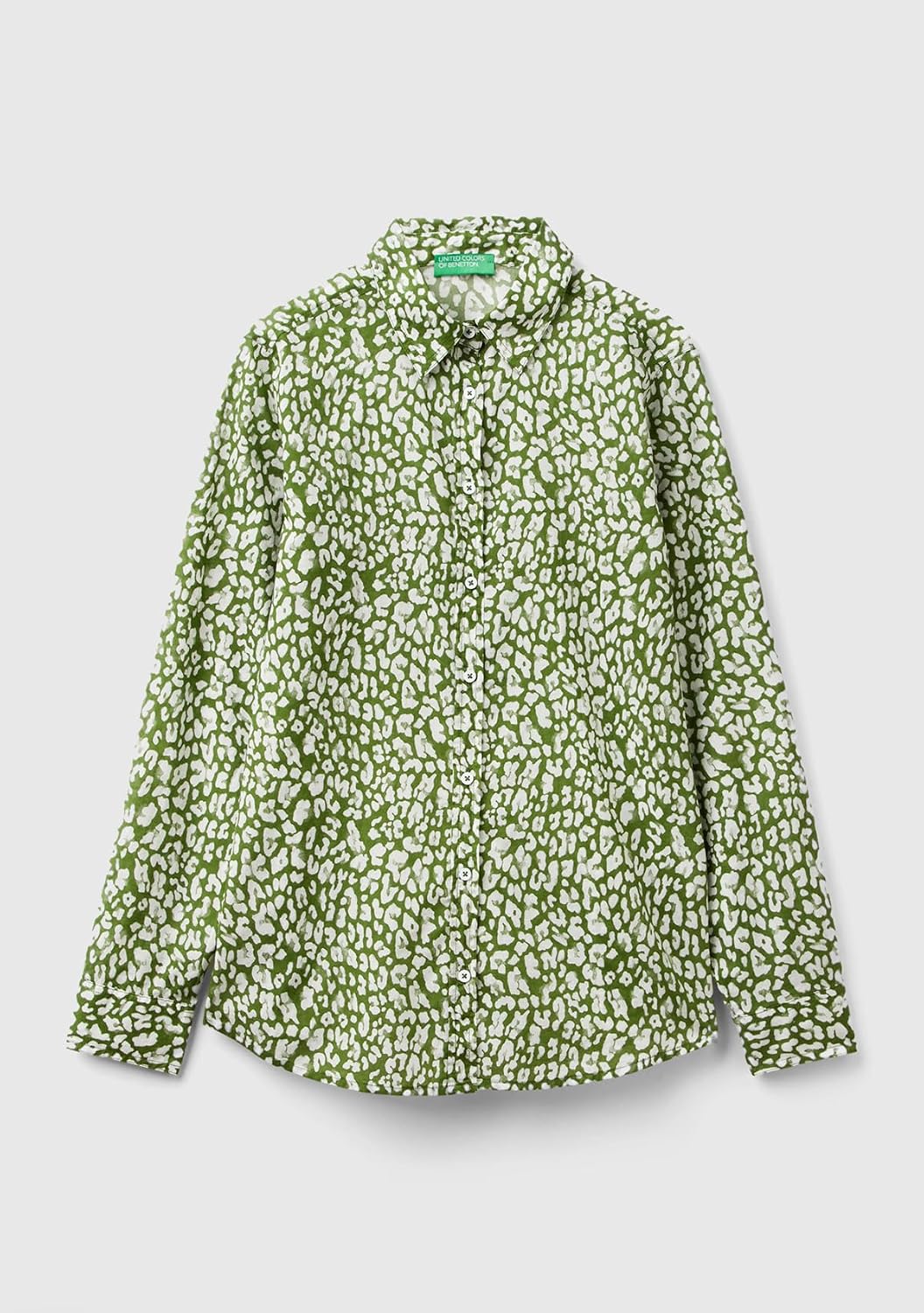 United Colors of Benetton Damen Hemd XXS Mehrfarbig 65p, XXS Mehrfarbig 65p