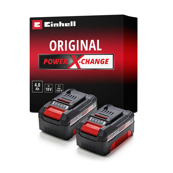 Einhell Akku PXC-Twinpack 4,0 Ah Power X-Change Volks.Akku (Li-Ion, 18 V, 2x 4,0 Ah, für alle PXC-Ge
