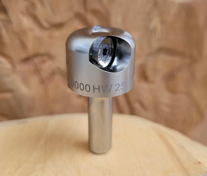 Kaindl Multi-Carver Fräsaufsatz für Holz – 10 mm Schaft mit auswechselbarer HW-Wendeplatte Ø10 mm, g
