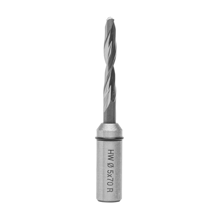 ENT 22741 Dübelbohrer VHW, Schaft (S) 10 mm, Durchmesser (D) 5 mm, NL 30 mm, SL 30 mm, L 70 mm, Rech
