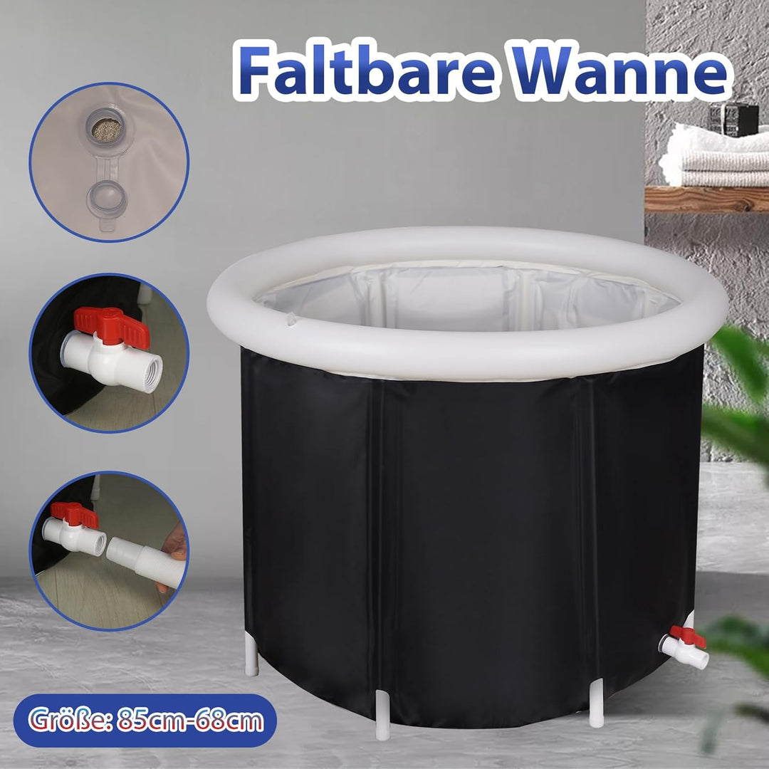 Eisbadewanne, faltbare aufblasbare Badewanne, Fitness/Rehabilitation Eisbadewanne für Sportler, geei