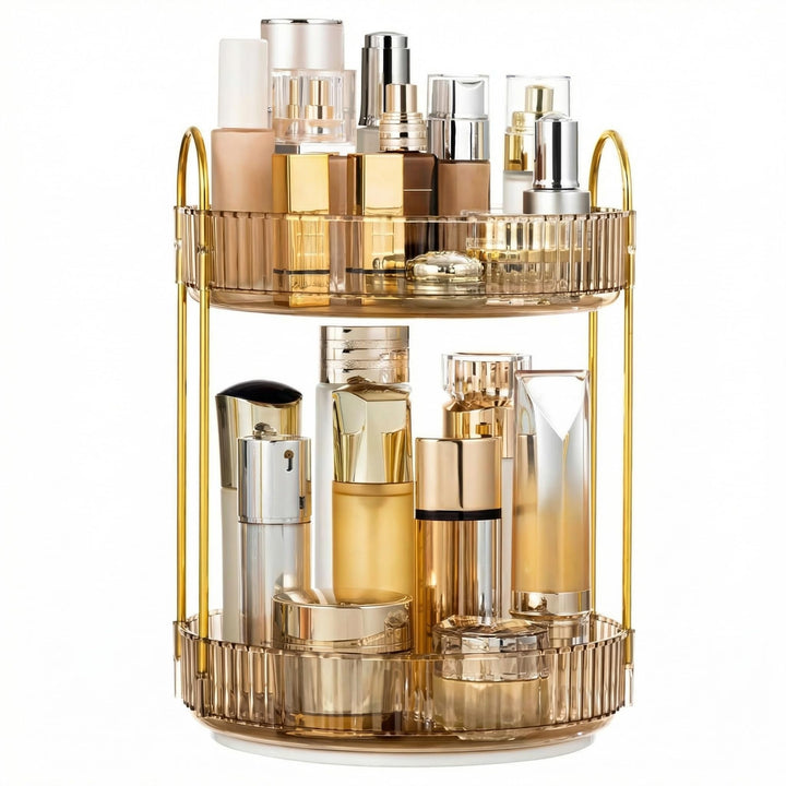Make Up Organizer Drehbar,Schminktisch Organizer Rund,badezimmer organizer,Parfüm Regal,Beauty Organ
