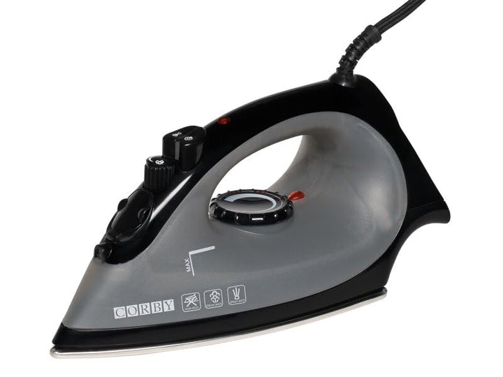 Corby Sherwood Dampfbügeleisen, 1200W, Schwarz, EU-Stecker